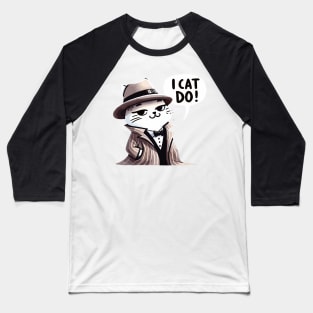 I Cat Do Suit Cat Baseball T-Shirt